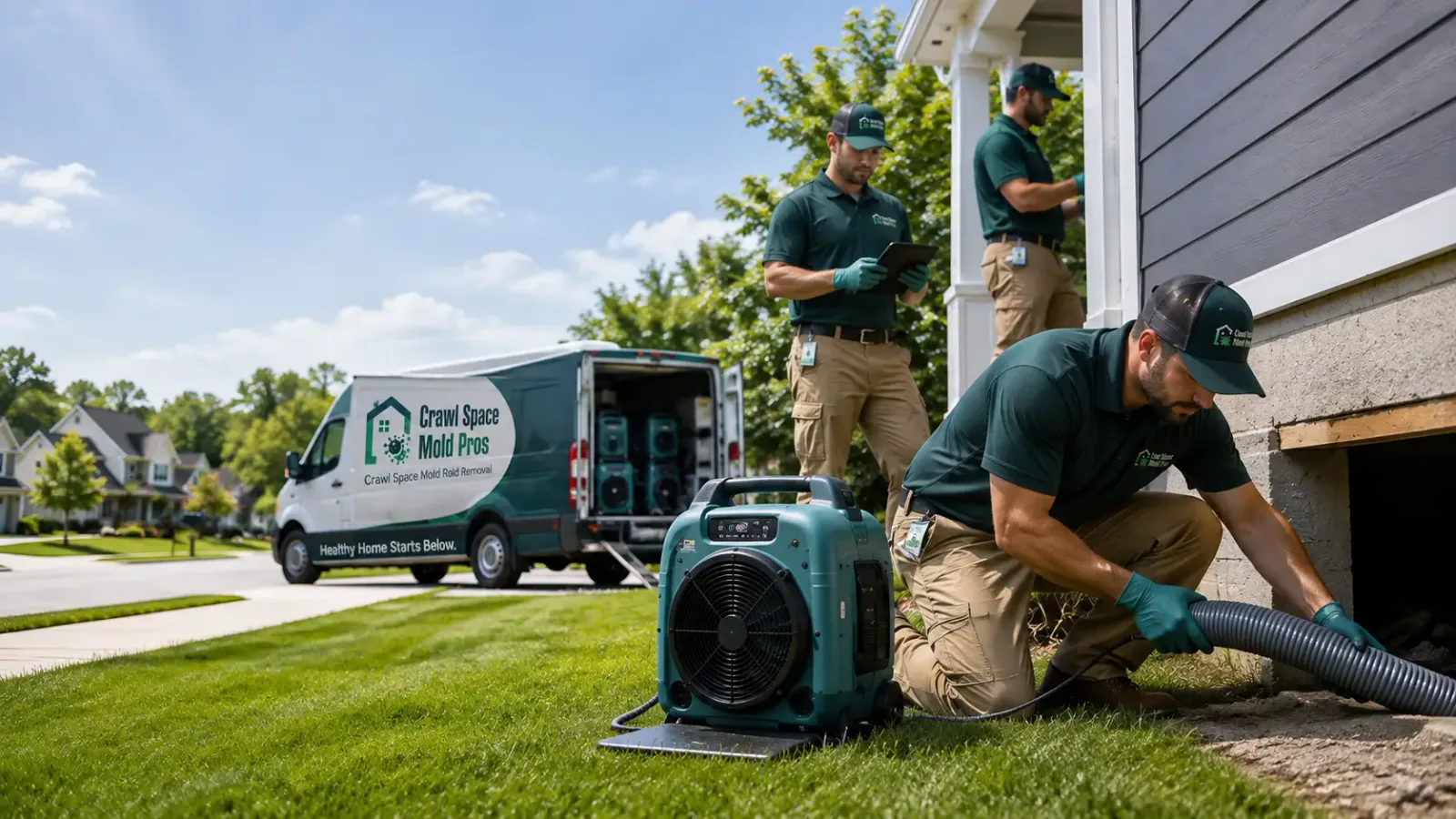Crawl Space Mold Removal in Riverside, OR
